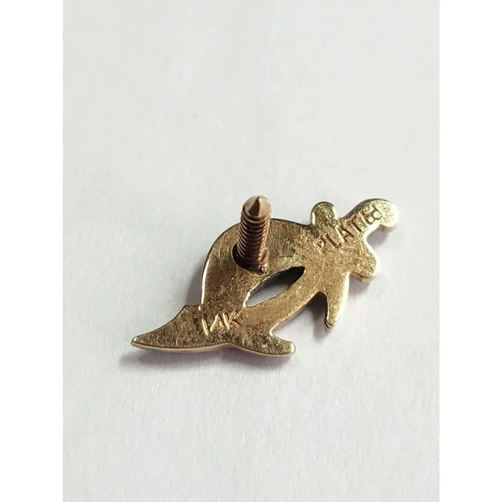 14K Gold and Platinum Vintage Shriners Pin Badge Extremely Rare HTF Collector